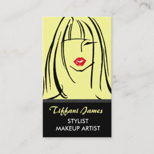Tarjetas de presentación para artistas estilistas