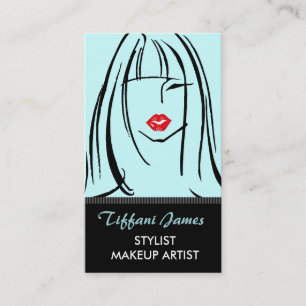Tarjetas de presentación para artistas estilistas 