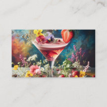 Tarjetas de presentación para barman