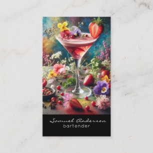 Tarjetas de Presentación para Bartenders