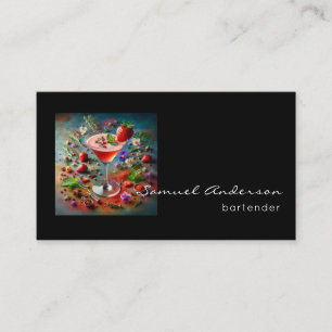 Tarjetas de Presentación para Bartenders