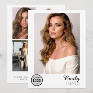 Tarjetas de Presentación para Casting   5 Fotos co