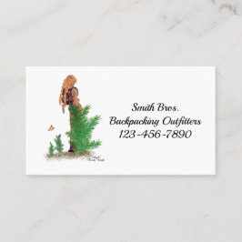 Tarjetas de presentación para Chicas de la mochila