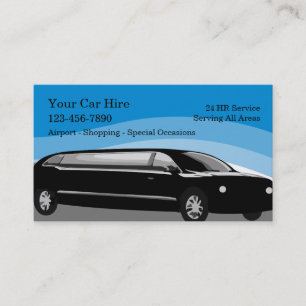 Tarjetas de presentación para conductores de taxi