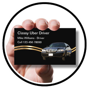 Tarjetas de presentación para conductores de Uber