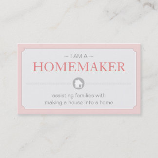 Tarjetas de presentación para empresas Home Maker