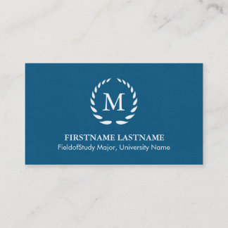 Tarjetas de presentación para estudiantes elegante