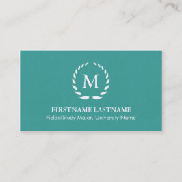 Tarjetas de presentación para estudiantes elegante