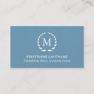 Tarjetas de presentación para estudiantes elegante