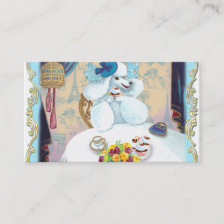 Tarjetas de presentación para Fiestas de té con re