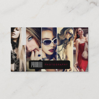 Tarjetas de presentación para fotografía de cinco 