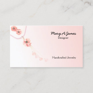 Tarjetas de presentación para joyas