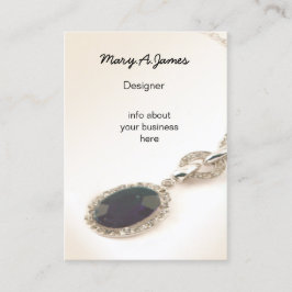 Tarjetas de presentación para joyas