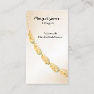 Tarjetas de presentación para joyas