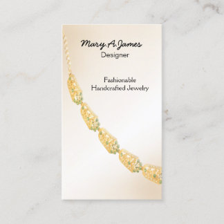 Tarjetas de presentación para joyas