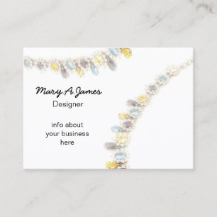 Tarjetas de presentación para joyas