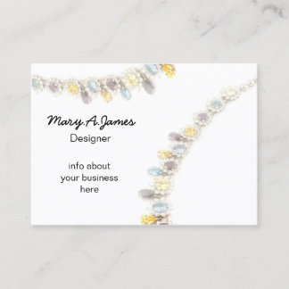 Tarjetas de presentación para joyas
