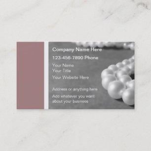 Tarjetas de presentación para joyeros