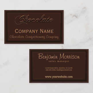 Tarjetas de presentación para la pastelería Wafer