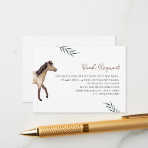 Tarjetas de presentación para libros de caballos p