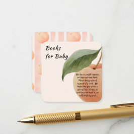 Tarjetas de presentación para libros Little Peach 