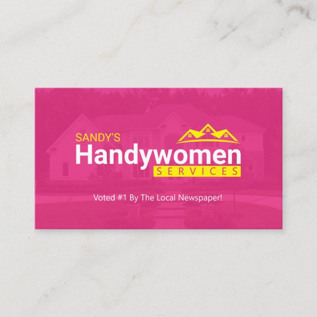 Tarjetas de presentación para mujeres de bolsillo  (Anverso)