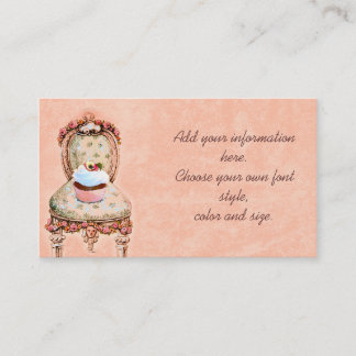 Tarjetas de presentación para pasteles y Rosas