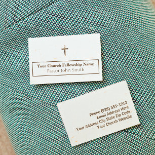 Tarjetas de presentación para pastores de iglesia 