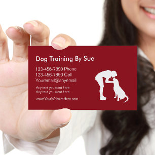 Tarjetas de presentación para perros
