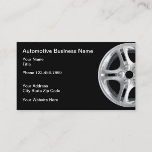 Tarjetas de presentación para temas automotores