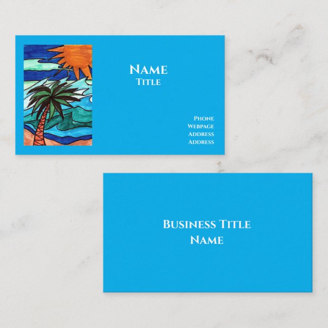Tarjetas de presentación para títulos empresariale (Anverso / Reverso)