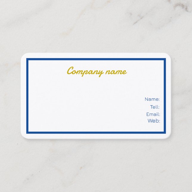 Tarjetas de Presentación Personalizadas (Anverso)