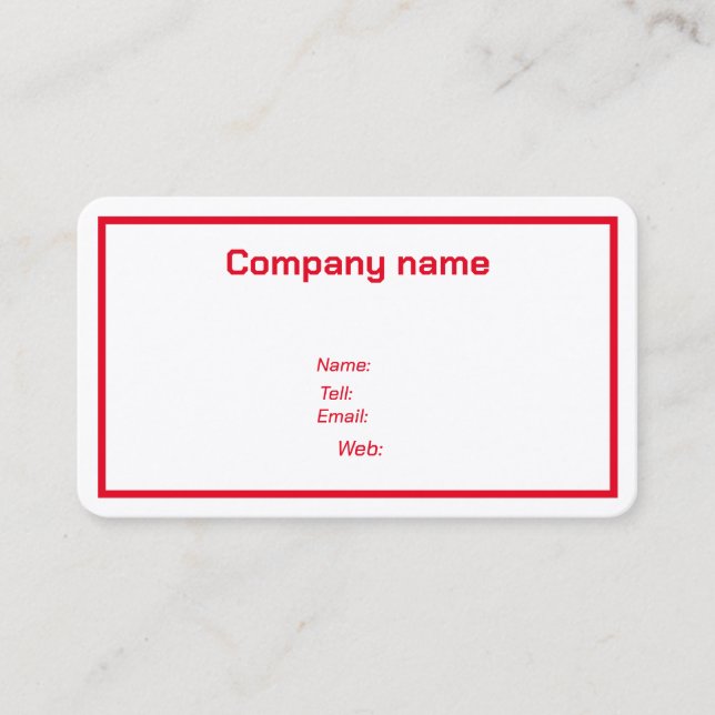 Tarjetas de Presentación Personalizadas (Anverso)