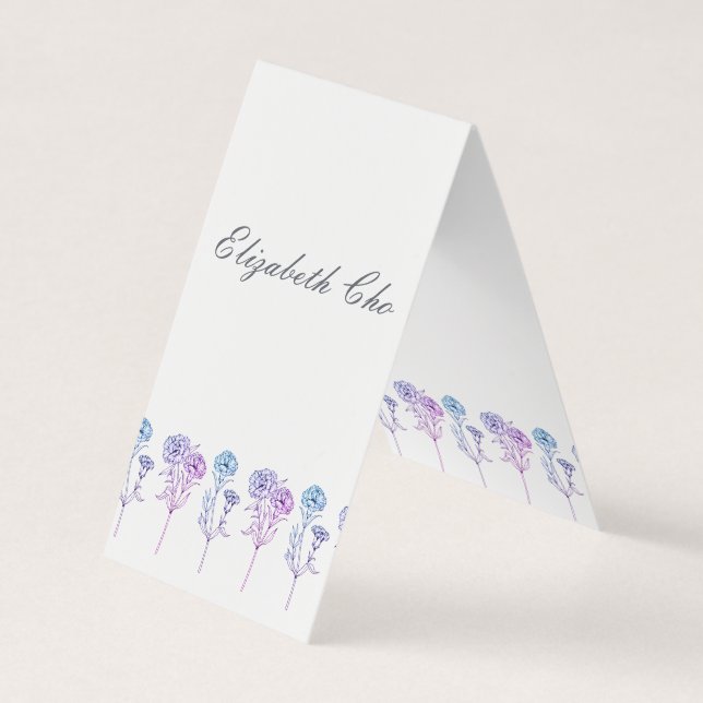 Tarjetas de presentación personalizadas (Anverso)