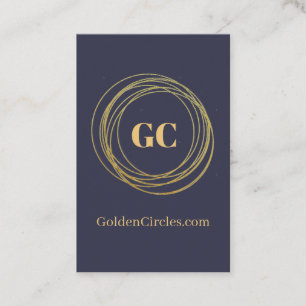 Tarjetas de Presentación Personalizadas - Círculos