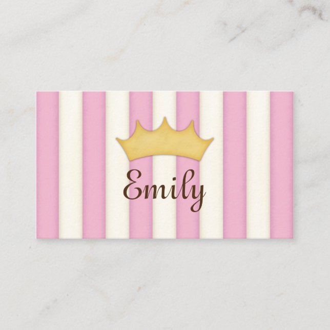 Tarjetas de Presentación Personalizadas de Princes (Anverso)