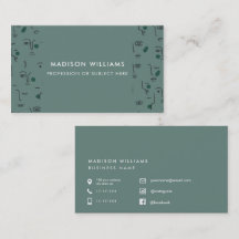 Tarjetas de presentación personalizadas minimalist