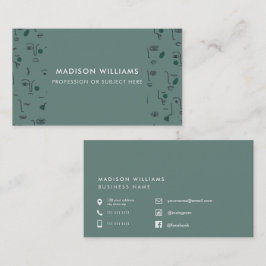 Tarjetas de presentación personalizadas minimalist