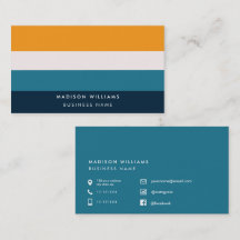 Tarjetas de presentación personalizadas minimalist