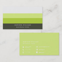 Tarjetas de presentación personalizadas minimalist