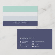 Tarjetas de presentación personalizadas minimalist