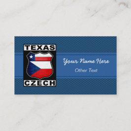 Tarjetas de presentación personalizadas Texas Czec