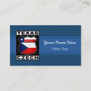 Tarjetas de presentación personalizadas Texas Czec