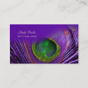 Tarjetas de presentación PixDezines Peacock