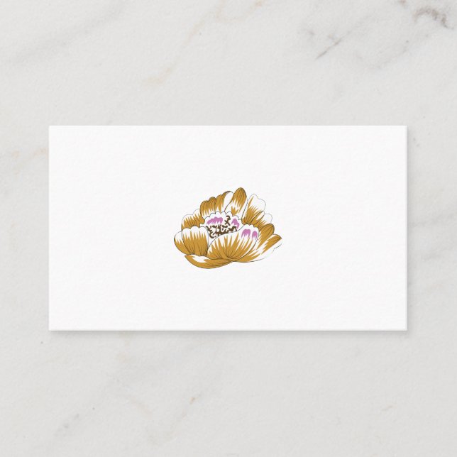 Tarjetas de presentación profesionales de diseño (Anverso)