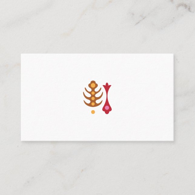 Tarjetas de presentación profesionales de diseño (Anverso)