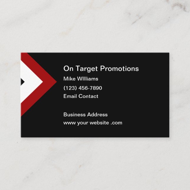 Tarjetas de presentación profesionales de marketin (Anverso)
