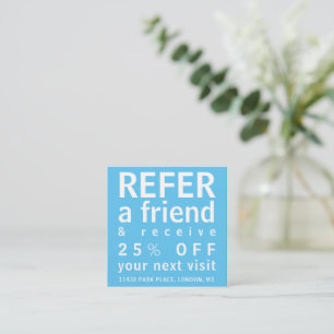 Tarjetas de Presentación - Recomienda a un Amigo A