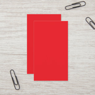 Tarjetas de Presentación Rojas   Diseño Minimalist