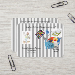 Tarjetas de presentación, Servicios de señora de l